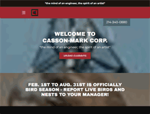 Tablet Screenshot of cmarkcorp.com
